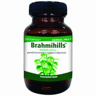 Brahmihills -   paměť, relaxace, koncentrace, duševní výkonnost, stres, příznivý vliv na pružnost cév, 60 veg. kapslí,