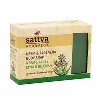 Mýdlo ájurvédské Neem a Aloe vera, 125 g, Sattva